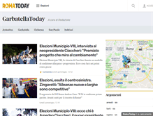 Tablet Screenshot of garbatella.romatoday.it